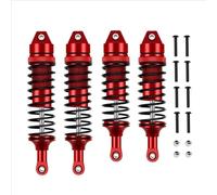 Compatible avec Traxxas pour Slash pour VXL pour Rustler pour Stampede pour Hoss 1/10 Pièces De Rechange Voitures RC 4 Amortisseurs Avant Et Arrière en Métal Pièces Voiture RC