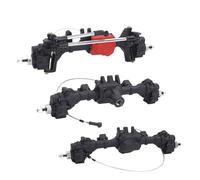 Compatible avec Traxxas pour TRX-4 6WD 1/10 Pièces De Mise À Niveau pour Crawler RC, Portique Avant, Central Et Arrière, Essieux Complets, Différentiel T-Lock Essieu Avant Arrière RC
