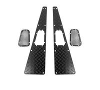 Compatible avec Traxxas pour TRX-4 pour Defender 1/10 RC Crawler Car Upgrade Parts Accessories Plaque Antidérapante en Métal Grille D'admission Pièces Mise RC