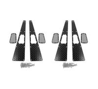 Compatible avec Traxxas pour TRX-4 pour Defender 1/10 RC Crawler Cars Pièces De Mise À Niveau Accessoires 4 Plaques Antidérapantes en Métal, Grille D'admission Pièces Voiture RC