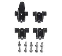 Compatible avec Traxxas pour TRX4 1/10 RC Crawler Cars, Pièces De Mise À Niveau, Accessoires, Support D'amortisseur Inférieur en Laiton Essieu Avant Et Arrière Pièces Voiture RC
