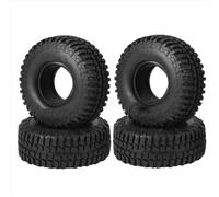 Compatible avec Traxxas pour TRX4 D90 pour Axial pour SCX10 II III 1/10 Pièces De Mise À Niveau Voiture À Chenilles RC 4 Pneus en Caoutchouc De 100 Mm Et 1,9 Pouces Pièces Voiture RC