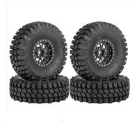 Compatible avec Traxxas pour TRX4 D90 pour Axial pour SCX10 pour Redcat 1/10 Pièces De Voiture Radiocommandée pour Chenilles 4 Pneus en Caoutchouc 110 Mm 1.9 Voiture RC Pneus