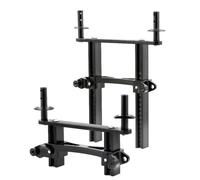 Compatible Avec Traxxas Pour TRX4 Pour Defender Pièce Détachée Pour Voiture RC Crawler 1/10 : Supports De Carrosserie Avant Et Arrière Usinés CNC, Colonne De Direction Pièces Voiture RC(Black)