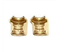 Compatible avec TRAXXAS pour TRX4 pour HUANGBO R1001 R1002 R1003 1/10 Pièces De Mise À Niveau Voiture Radiocommandée Ensemble Caches D'essieu Arrière en Laiton Pièces Voiture RC