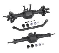 Compatible avec Traxxas pour TRX4M 1/18 RC Crawler, Accessoires De Remplacement, Pièces De Mise À Niveau, Ensemble Complet D'essieux Droits Avant Et Arrière RC Essieu Avant Arrière