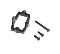 Compatible avec Traxxas pour TRX4M 1/18 RC Modification de Mise à Niveau pour Voiture à chenilles Pièces et Accessoires Support de servo en métal 9739 détachées RC(Black)