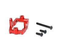Compatible avec Traxxas pour TRX4M 1/18 RC Modification de Mise à Niveau pour Voiture à chenilles Pièces et Accessoires Support de servo en métal 9739 détachées RC(Red)