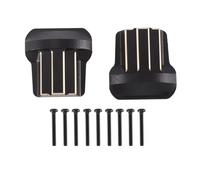 Compatible avec Traxxas pour TRX4M Kit De Pièces pour Voitures sur Chenilles RC 1/18 2 Pièces Couvercle De Différentiel D'essieu Avant Et Arrière en Laiton 9787 Pièces détachées RC