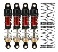 Compatible avec Traxxas pour TRX4M pour Defender pour Bronco 1/18 Pièces De Voiture Télécommandée Mise À Niveau Amortisseur 53 Mm Fileté À Huile D'Amortisseur Rc