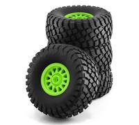 Compatible avec TRAXXAS pour UDR pour ARRMA pour Mojave pour Yikong DF7 FS RC Car 4Pcs 138Mm 1/7 Desert Short Course Truck Tire 17Mm Wheel Hex Roue Voiture RC(Green)