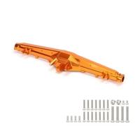 Compatible avec Traxxas pour UDR pour Desert pour Racer 85086-4 1/7 Pièces De Mise À Niveau pour Voitures Télécommandées Carter D'essieu Avant Arrière en Alliage CNC Essieu Avant RC(Orange,Rear)