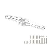 Compatible avec Traxxas pour UDR pour Desert pour Racer 85086-4 1/7 Pièces De Mise À Niveau pour Voitures Télécommandées Carter D'essieu Avant Arrière en Alliage CNC Essieu Avant RC(Silver,Rear)