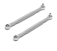 Compatible avec Traxxas pour X-Maxx 77076-4 77086-4 1/5 RC Car, Alliage D'aluminium CNC 7748, Tiges De Direction Servo Avant, Biellettes d'orteil Gauche Et Droite Bielle RC Voitures
