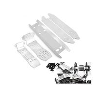 Compatible avec Traxxas pour XRT 1/6 RC, 5 Pièces Avant Et Arrière en Acier Inoxydable pour Protection De Plaque Antidérapante Châssis Mise À Niveau Voiture Accessoire
