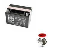 COMPATIBLE AVEC TRIUMPH 675 Daytona R 2014 BATTERIE PRÊT À UTILISATION FURUKAWA FTX9-BS BATTERIE 8 AMPERE 12 VOLT SPÉCIFIQUE POUR MOTO SCOOTER 150X87X105