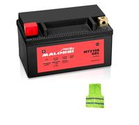 Compatible avec Triumph Thruxton RS 1200 ANNÉE 2020 al 2022 Batterie YTZ10S Gel MALOSSI MTZ10S FOURNIE CHARGÉE ET PRÊTE À l'emploi Batteries 8,6 AMPÈRES 12 Volts 150X88X93MM
