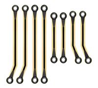 Compatible avec TRX-4M pour Bronco pour Defender 1/18 RC Pièce De Mise À Niveau pour Voiture À Chenilles Kit De 8 Tiges Surélevées en Laiton avec Tringlerie Bielle RC Voitures