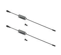 Compatible avec TRX4 pour Defender pour TRX6 pour Axial pour SCX10 90046 D90 1/10 RC Pièces De Bricolage De Voiture sur Chenilles Mini Antenne Métallique Simulée Pièces détachées RC(195mm 2PCS)