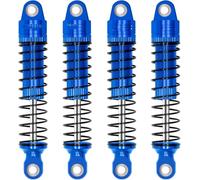 Compatible avec TRX4M 1/18 Pièces De Mise À Niveau pour Voiture À Chenilles RC Accessoires De Rechange Amortisseur Fileté À Huile De 60 Mm Amortisseur RC(Blue)