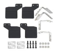 Compatible avec TRX4M pour Defender 1/18 RC Crawler Car, Pièces De Mise À Niveau, Garde-Boue en Caoutchouc, Garde-Boue Avant Et Arrière avec Support en Métal Pièces détachées RC