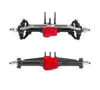Compatible avec TRX4M pour Defender pour Bronco K10 1/18 RC Car Crawler pour Pièces De Mise À Niveau du Châssis 1 Jeu D'essieux Avant Et Arrière RC Essieu Avant Arrière