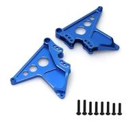 Compatible avec Trxs pour Unlimited pour Desert Racer pour UDR 1/7 RC Pièces Et Accessoires Auto 2 Pièces Supports D'amortisseurs Arrière en Métal détachées RC(Blue)