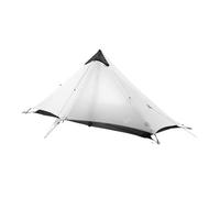 Compatible avec Une Tente de Camping ultralégère for 2 Personnes, Tente extérieure sans arceaux en Nylon siliconé 15D, utilisable 3 Saisons.(Gray 1P 3 Season)