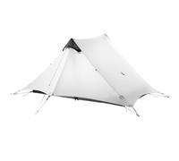 Compatible avec Une Tente de Camping ultralégère for 2 Personnes, Tente extérieure sans arceaux en Nylon siliconé 15D, utilisable 3 Saisons.(Gray 2P 3 Season)