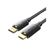 Compatible Avec Vention, Câble DisplayPort Vers HDMI 4K60Hz/4K30Hz, Convertisseur DP Vers HDMI For PC, Ordinateur Portable, Moniteur, Projecteur, TV HD, Adaptateur DP Vers HDMI(DP to HDMI 4K30Hz,1.5m)