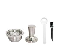 Compatible Avec VERTUOLINE, Cafetières, Capsules De Café Réutilisables, Rechargeables, Dosette De Café 150ML(1PCS Pod 1PCS Tamper)