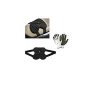 Compatible avec Vespa 125 LX Touring 2010 sur 2019 Housse DE SIÈGE Coussin pour Scooter Anti-Transpiration Tucano Urbano 326-N1 en Aero 3D Net Noir Cool Fresh 29X33CM ÉPAISSEUR 2CM