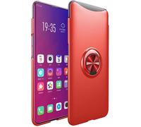 Compatible Avec Vivo Iqoo Neo 5 Lite Coque, 360 Degres Protection Bumper + Verre Trempé, Coque Avec Anneau Support Cover Skin Cases Housse Etui Protector-Rouge