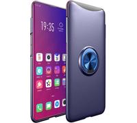 Compatible Avec Vivo X51 5g Coque, 360 Degres Protection Bumper + Verre Trempé, Coque Avec Anneau Support Cover Skin Cases Housse Etui Protector-Bleu