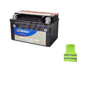 Compatible avec VOGE Rally Valico 300 ANNÉE 2023 al 2023 Batterie YTX7A-BS TECNIUM PRÊTE ET CHARGÉE pour Utilisation pour Moto Scooter Batteries 6 AMPÈRES 12 Volts 150X87X93MM