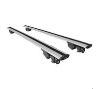 Compatible Avec Volkswagen Atlas (Ca1) 2018-2025 Hook Model Barres De Toit Railing Porte-Bagages De Voiture Gris Aluminium 2 Barres