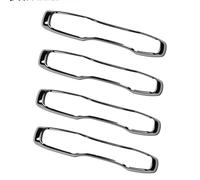 Compatible Avec Volvo Pour XC60 XC90 S90 V90 2018 2019 2020 4 Pièces Garniture De Couvercle De Poignée De Porte Extérieure Chrome Style Accessoires De Décoration De Voiture Coque de poignée de porte