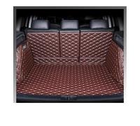 Compatible avec Volvo pour XC90 Cinq Places 2015 2016 2017 2018 2019 2020 2021 Tapis De Coffre Housse Intérieure en Moquette Cuir Tapis Coffre Voiture(Dark Brown)