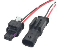 Compatible Avec VW 1 Jeu 2 Broches D'allumage Voiture Injecteur Carburant Bobine Faisceau Câbles 0-2112986-1 1-1718643-1 Ignition Coil Connector(A pair,5 sets)