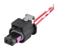 Compatible Avec VW 1 Jeu 2 Broches D'allumage Voiture Injecteur Carburant Bobine Faisceau Câbles 0-2112986-1 1-1718643-1 Ignition Coil Connector(Female,20 sets)