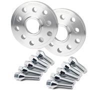 Compatible Avec Vw 2009 2010 2011 2012 2013 2014 2015 2 Pièces Entretoises Roue 5x100 5x112 57.1mm Entretoises Moyeu Roue Centrées Boulons Cale Plaque 14X1.5 15mm/20mm Entretoise De Roue auto