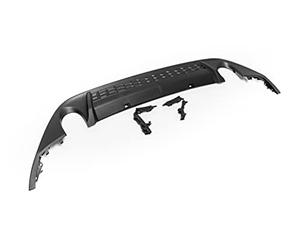 Compatible avec VW Golf 7 GTI GTD Diffuseur Rajout De Pare-Choc Arrière Spoiler Noir 12-16