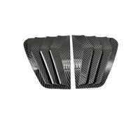 Compatible avec VW Golf MK7 MK7.5 2013 2014 2015 2016 2017 2018 2019 Couvercle de volet de Lunette arrière extérieur de Voiture, Garniture de Stores d'aération latéraux (Aspect Carbone)