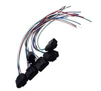 Compatible avec VW JettaGolf et GTI 2001-2005 : 6 connecteurs de Bobine d'allumage (8K0973724 et 4B0973724) avec câbles.