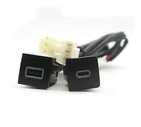 Compatible Avec VW Pour Golf 6 Pour Jetta 5 Pour Scirocco 2006-2012 QC3.0 USB Pd Rapide Pour Bouton Chargeur 12V 24V Étanche Haute Vitesse Interface USB AUX voiture