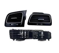 Compatible Avec VW Pour Golf 7 7.5 MK7 MK7.5 2013 2014 2015 2016 2017 2018 2019 Sortie De Climatiseur De Voiture Évents De Climatisation Cadre Accessoires auto(3pcs)