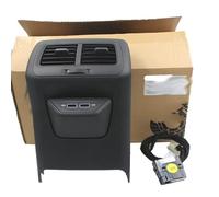 Compatible Avec VW Pour Golf 7 Ensemble De Sortie Climatisation Pour Siège Arrière Voiture USB Modifié 5GG819203 Évent De Climatisation Pour Console Centrale Arrière Grille de Console (Color : With U