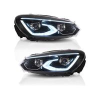 Compatible Avec VW Pour Golf MK6 2010 2011 2012 2013 2014 Clignotants Dynamiques Feux De Conduite Phare DRL Ensemble Phare Phares Avant Voiture