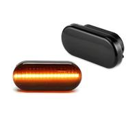 Compatible Avec Vw Pour Golf Pour Jetta Pour Bora Pour B5/B5.5 MK4 1999-2004 Pour MK4 Pour GTI Pour R32 2000-2003 Lentille Feux De Position Latéraux Ambre Lampe témoin séquentielle