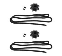 Compatible Avec VW Pour GTI 2006-2013 2 Ensembles Cordons Pour Tablette Arrière D'intérieur Voiture Supports À Clip Accessoires Rechange Sangle Coffre